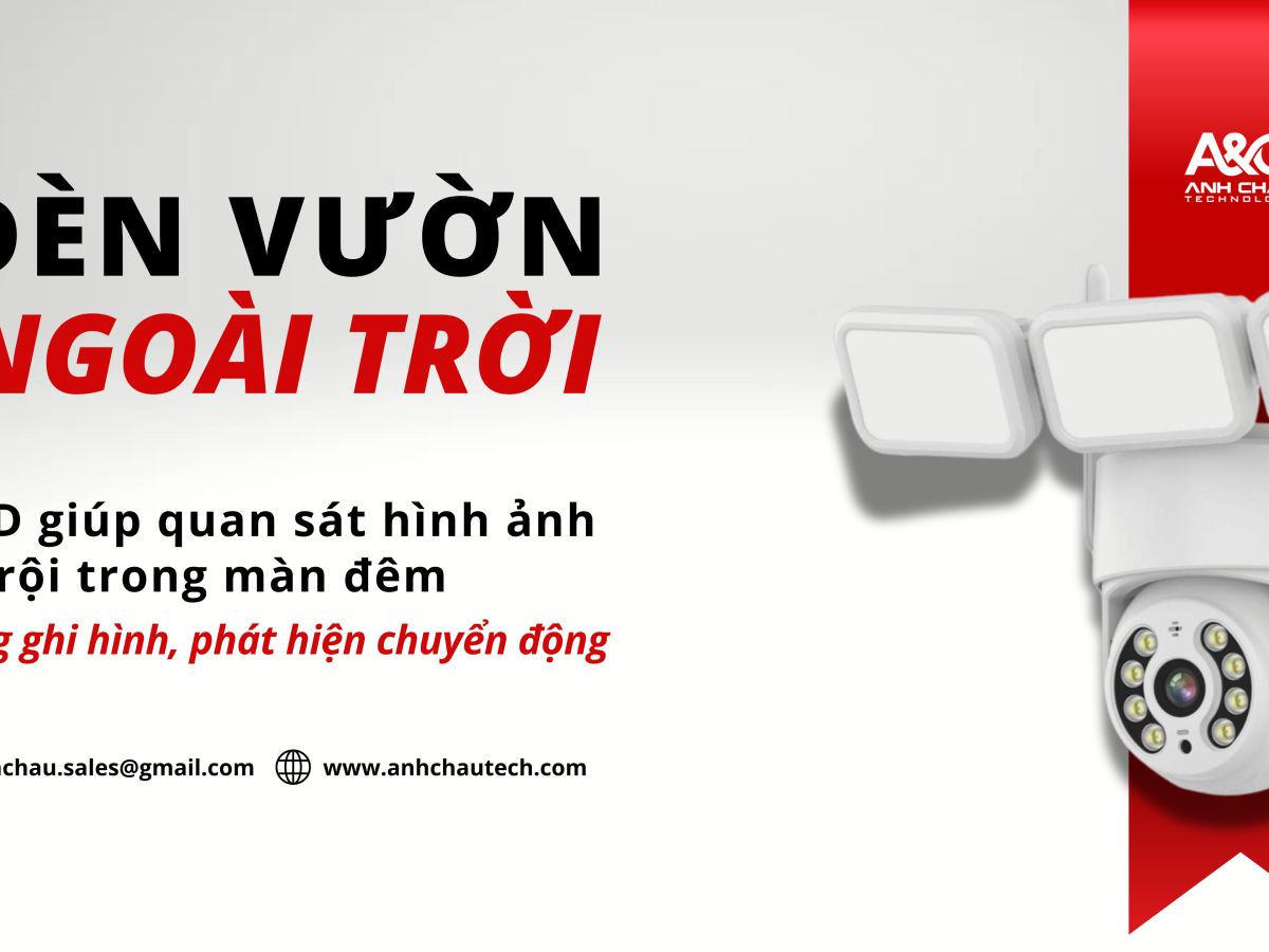 Camera wifi đèn&nbsp;vườn