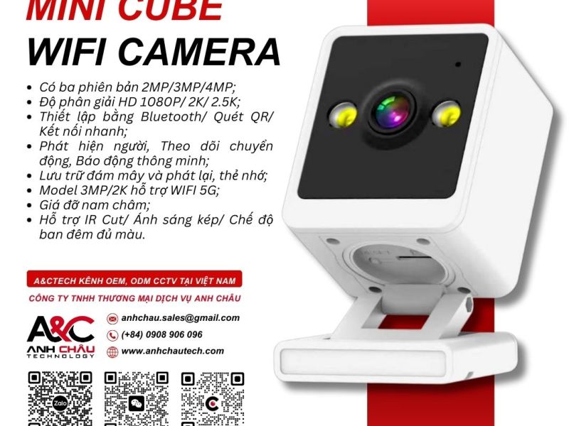 Camera wifi hộp&nbsp;mini